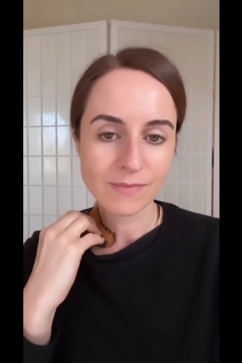 Escova Linfática Facial de Precisão – Massageador Ergonômico para Aliviar Fadiga & Reduzir Inchaço